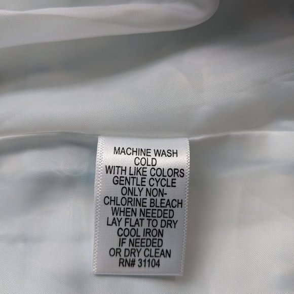 Madison Robin Egg Blue Floral "Trench" Coat NWT - Picture 7 of 16